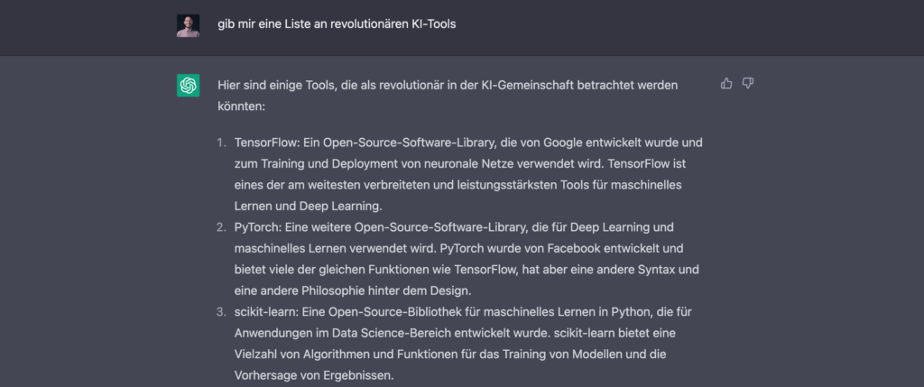 ChatGPT ist ein KI-Tool, das schreiben kann wie ein Mensch. 